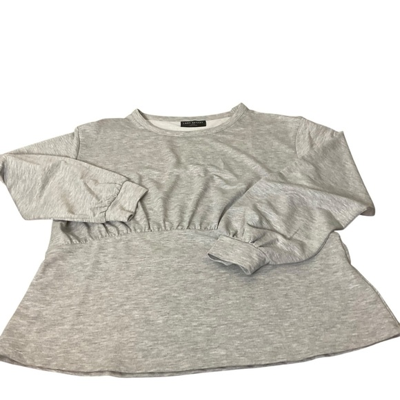 Lane Bryant Relaxed Crew-Neck Waist Panel Sweatshirt - Picture 9 of 11